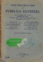 Testo unico delle leggi di pubblica sicurezza