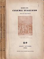 Rivista del Cinema Italiano, 8-9-11-12, 1954