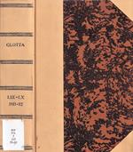 Glotta, volume LIX-LX, anno 1981-82