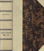 Glotta n. LXV-LXVII Anno 1978-89