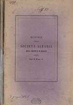 Memorie lette nelle adunanze ordinarie della Società Agraria della Provincia di Bologna Vol. 9 fasc. 1-2