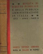 Rivista di diritto pubblico e della pubblica amministrazione in italia. MCMXIII, annoV, parte II