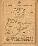 Carta delle zone turistiche d'italia