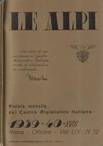 Le alpi 1939-40 n. 8-9, 12