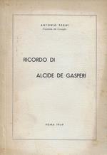 Ricordo di Alcide De Gasperi