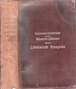 Manuel de l'Histoire de la Litterature francaise