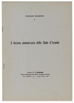 Il Decimo Anniversario Dello Stato Di Israele. Estratto Da: L'universo 1958 - Rainero Romain - Istituto Geografico Militare, - 1958