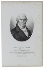 Portrait De Marc Auguste Pictet (Physicien) 1752-1825. Gravure Sur Acier Dessinée Et Gravée Par Ambroise Tardieu - 1825