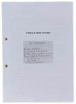 Il Diario Di Attilio Corengia [Fotocopia] - Corengia Attilio - Senza Dati Editoriali, Circa - 2000