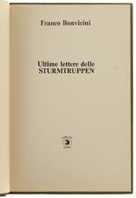 Ultime Lettere Delle Sturmtruppen - Bonvicini Franco - Editoriale Corno, - 1978