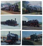 Le Nostre Locomotive: 6 Cartoline Illustrate A Colori, Nuove