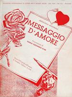 Messaggio d'amore . antologia nazionale