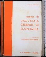 Esame di geografia generale ed economica. Vol IV