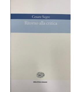 Ritorno alla critica - Cesare Segre - copertina