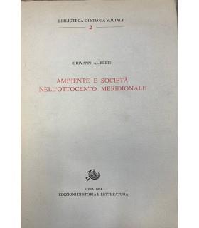 Ambiente e società nell'ottocento meridionale - Giovanni Aliberti - copertina