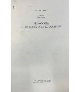 Pedagogia e filosofia dell'educazione - Antonio Banfi - copertina