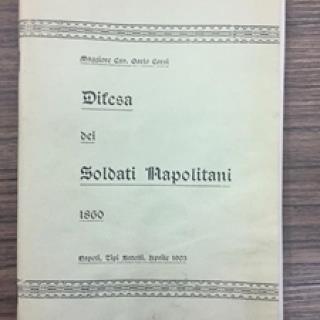 Difesa dei Soldati Napolitani 1860 - copertina