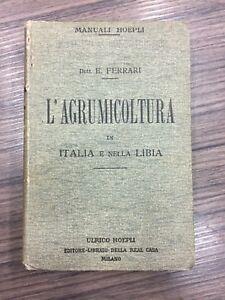 L' agrumicoltura in Italia e nella Libia - copertina