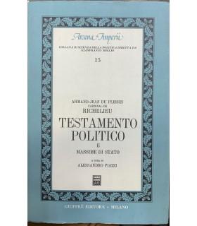 Testamento politico e massime di Stato - copertina