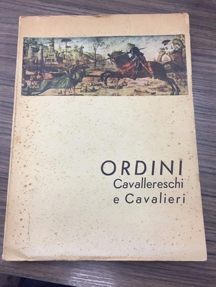 Ordini cavalleresci e cavalieri - Carmelo Arnone - copertina