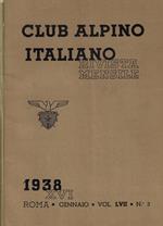 Club Alpino Italiano n. 2-3 Anno 1938