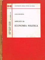 Appunti di economia politica