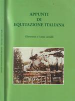 Appunti di equitazione italiana