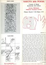 Nascita della poesia. Palazzo Braschi 7/20 Marzo 1979
