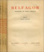 Belfagor. 1953. Anno Viii. Rassegna Bimestrale, 5 Fascicoli. Annata Incompleta (Manca Il N. 3)