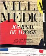 Villa Medici - Journal de voyage. Anno I ° N. 0 - Maggio 1986