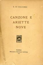 Canzone e ariette nove