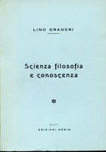 Scienza filosofia e conoscenza