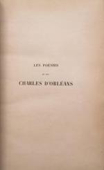 Les poésies du duc Charles D'Orlèans