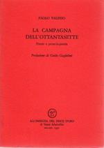 La campagna dell'ottantasette. Poesie e prose-in-poesia