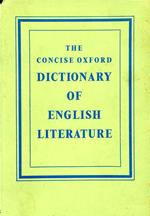 The concise Oxford dictionary of english literature