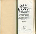 Die Bibel oder die ganze. Heilige Schrift des Alten und Neuen Telfaments