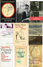 Lotto di 9 importanti libri in lingua tedesca (romanzi e saggi)