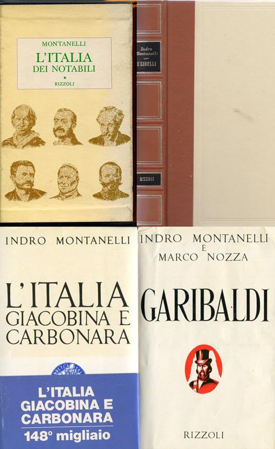 L' Italia dei notabili (1861-1900) - Indro Montanelli - copertina