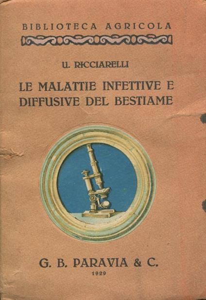 Le malattie infettive e diffusive del bestiame - copertina