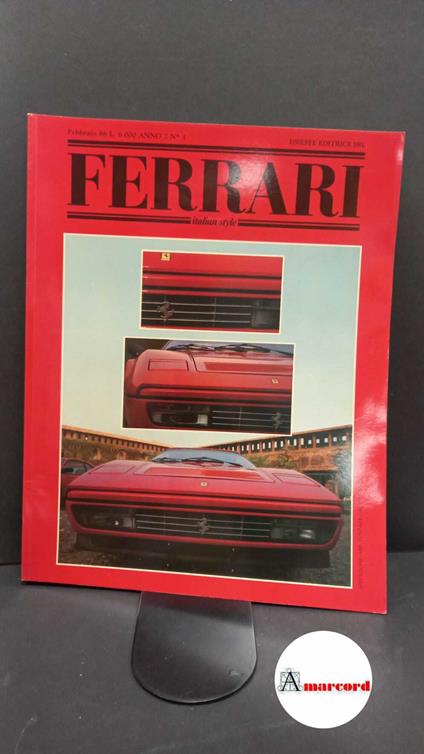 Ferrari. Italian style. Numero di febbraio 86 - copertina