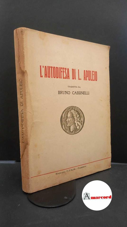 Lucio Apuleio, L'autodifesa di sè e della magia, Edzioni UTEM, 1948 - copertina