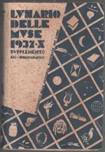 Lunario delle muse supplemento bio-bibliografico 1932