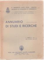 Annuario di Studi e Ricerche. Anno 4. 1939. AA.VV