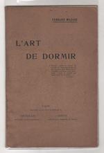 L' art de dormir. Fernand Mazade