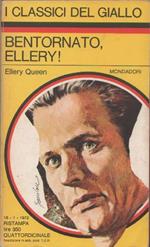 Bentornato, Ellery Mondadori i classici 130 CG. Ellery Queen