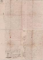 Atto notarile. Carta da bollo Regno di Sardegna 60 cent. Porto Maurizio 1839