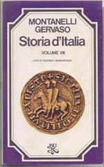 Storia d'italia Vol. VIII. L'età di Federico Barbarossa