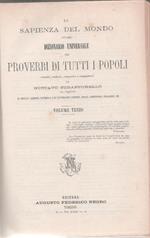 La Sapienza del Mondo. Ovvero dizionario universale dei proverbi di tutti i popoli - Gustavo Strafforello