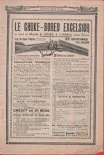 Le Choke-Bored Excelsior. Pubblicita 1906