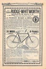 La celebre Rudge-Whitwort bicyclette de route n. 60. Pubblicita 1906